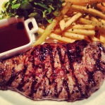 That perfect steak. So good for the foodie soul.