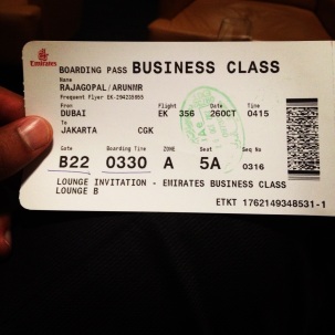 This was my first trip on Emirates Boeing 777-300ER Business Class.